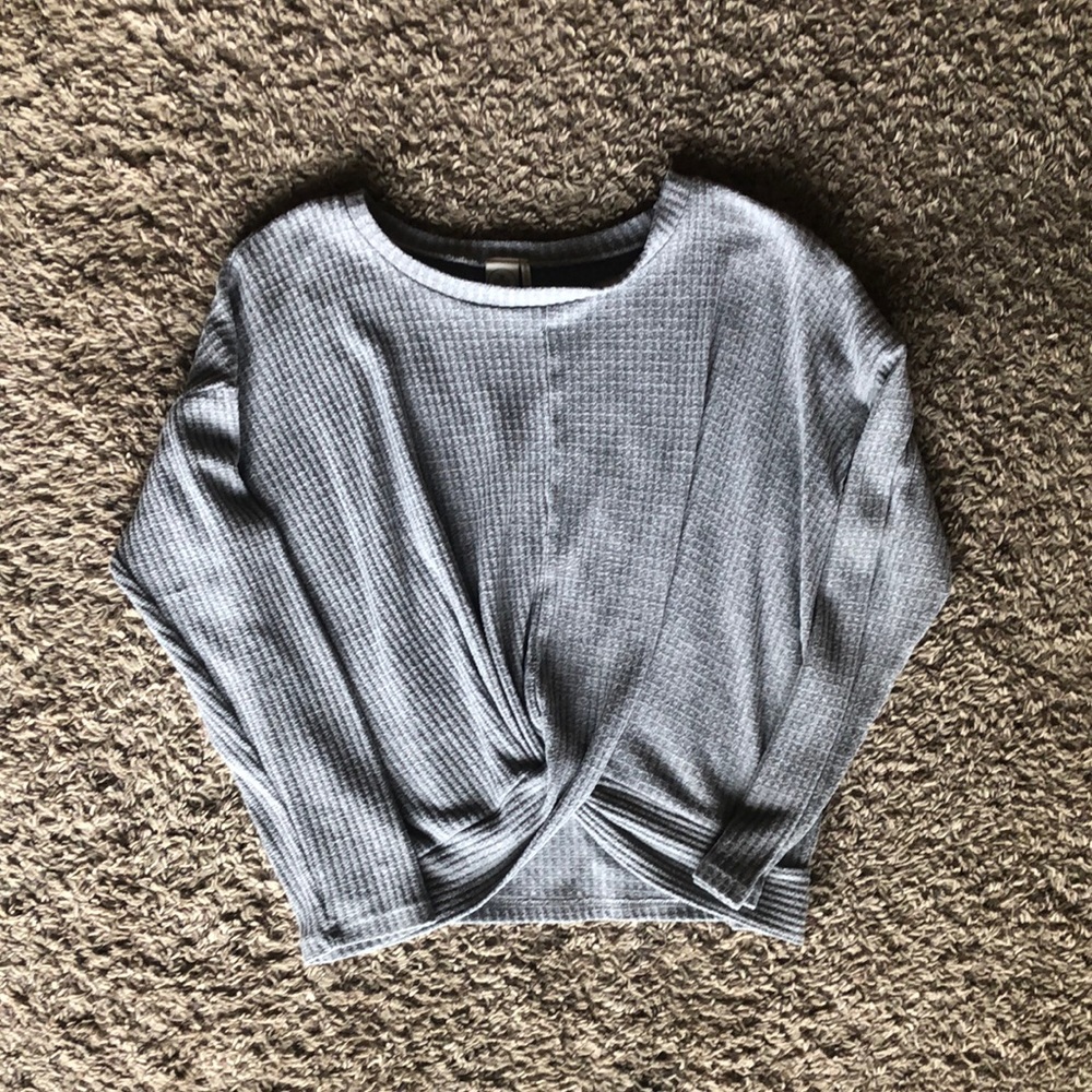 Grey Long Sleeve Shirt